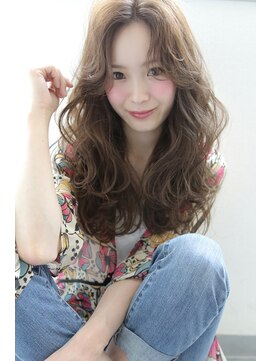 マルフェ 天王寺(marfe) 【marfe】くすみベージュ＿オリーブベージュ＿ロングヘア