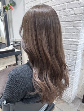 ネオリーブアオバ 高田馬場店(Neolive aoba) ダブルカラーで仕上げたミルクティーベージュ