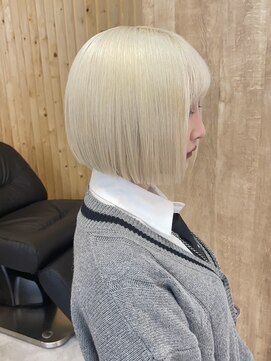 ドットハリス(.Hallis) 髪質改善/ケアブリーチ/ホワイトブロンド