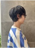 クセをいかしたショートヘア