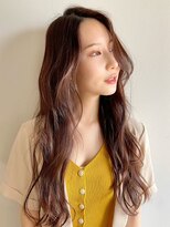 クレビア 名古屋(CreBiA)&nbsp;ゆるふわ巻きスタイル×ミルクティーベージュ