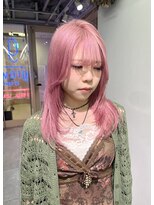 グロウ 渋谷(grow)&nbsp;☆ペールピンクレイヤー × グランジスタイル☆