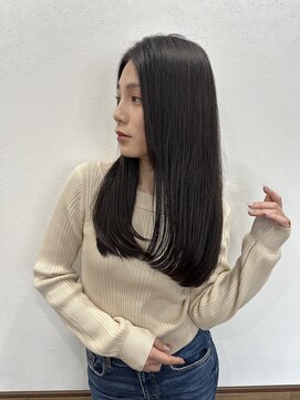 ブレンドバイハピネス(Blend by happiness) 髪質改善トリートメントストレートロングレイヤー20代30代40代