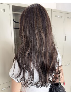 ラグヘアーワークス(LAG HAIR WORKS) ロング×ハイライト