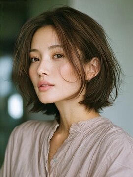 アルトリスト(Altruist Aging×HAIR&SPA) ☆オリーブグレーココアベージュ小顔クラゲヘアー/黒髪/髪質改善