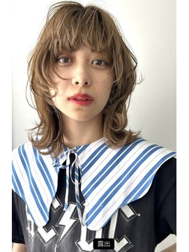 ラック 表参道(LUCK) ウルフレイヤー/マロンベージュ/姫カットレイヤー/表参道/原宿