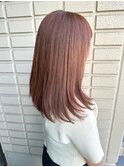 ローズピンク×ナチュラルロング【20代30代40代】