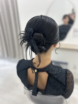 ヘアセットサロン サロンエイミー(salon aemii)&nbsp;カチモリお団子
