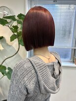 ワット(W)&nbsp;【W】小林 ボブ×ワインレッド