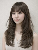 ロンド マーレ 天神大名店(Lond mare)&nbsp;ミディアムレイヤー/似合わせカット/ダークアッシュ