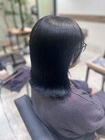 ケンジ 南林間(KENJE)&nbsp;ボブ×ブルーブラック×ブルーブラックカラー【南林間】