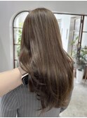 くすみベージュ アッシュグレージュ 赤み消しカラー