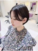 京都ショート 丸みショート 京都美容室 進詩織