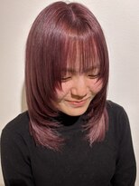 ロジャー(ROGER)&nbsp;顔周りレイヤーピンクカラー