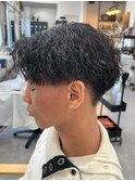 宇都宮メンズカットメンズパーマ波巻きスパイラルパーマツイスパ