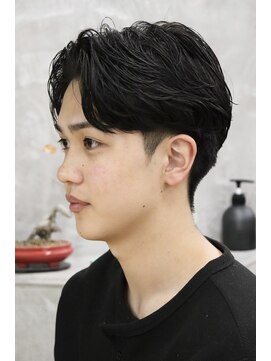 にもう 神戸三宮 神戸三宮メンズニュアンスパーマ刈り上げ