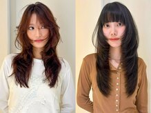 ヨーク(YOKE)の雰囲気（ボブレイヤーカット顔周り酸性ストレートダブルカラー縮毛矯正）