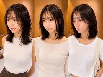 サボ 栄店(sabo)の写真/ミディアムボブが得意◎髪質改善で理想のスタイルへ！あなただけの輝きを演出します☆