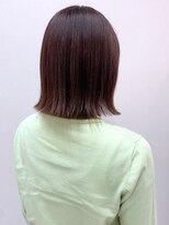 ソンノ(sonno)&nbsp;髪質改善 タッセルボブ 切りっぱなしボブ 艶髪グレージュ
