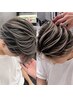 【山本指名限定】メンズカット+ハイライト+選べるメンズパーマ