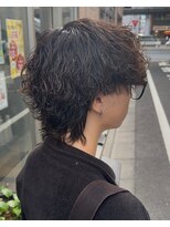ハレケルーピディア(HAREKE loopidia) マッシュウルフ×波巻きパーマ