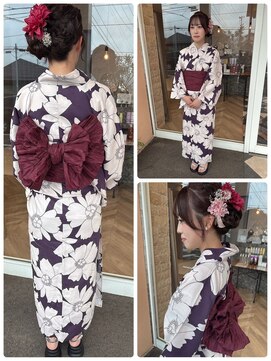 アース 南福島店(HAIR&MAKE EARTH) 浴衣の着付け×セット