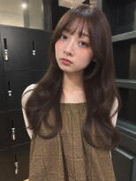 ヘアーアンドファッションシオミエイチ (hair＆fashion shiomi H)&nbsp;艶ブラウン×柔からレイヤー