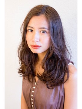 エルサフィロ キタハマ(el zafiro kitahama) 【el zafiro kitahama】ラベンダーグレージュ☆ゆるふわロング