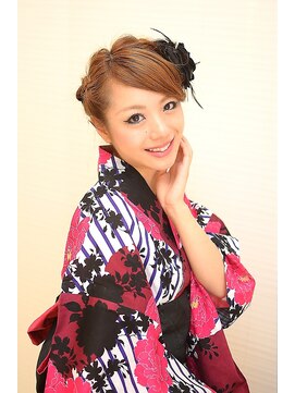オーブ ヘアー ブランコ 久米川店(AUBE HAIR Blanco) ☆★☆編み込みサイドアップ浴衣ヘアー☆★☆