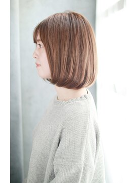 シュシュット(chouchoute) 吉祥寺3分/美髪質改善クールショートボブルフピンクベージュ/080