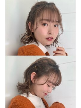 バズ(BUZZ) ミディアムヘアさんのちょこっとアレンジ＊（BUZZさの）