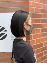 イイナヘアガレージ(117)&nbsp;【117hair garage】シンプルボブ_ポイントブリーチ