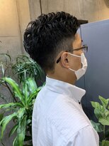 ロダット 横浜(LODAT by little)&nbsp;サイドグラデーション×リバースパーマ【LODAT横浜】