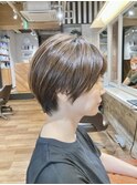 セミウェット×マッシュショート