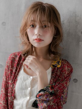 ポケット ヘア いわき泉テラス店(POCKET) POCKET【ポケット】ミディアムスタイル