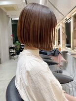 リール 銀座(R'EEL)&nbsp;ショコラアッシュ イメチェンボブルフ×髪質改善[銀座]