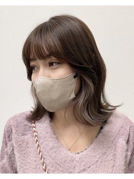 ラボヌールヘアーレーヴ 池袋店(La Bonheur hair reve) 冬のモカっぽインナーカラー♪