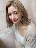 【Lond ambre】伊藤ガク ハイトーン/大人ガーリー/グレージュ