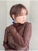 ショート×顔周り×美髪×前髪×イメチェン×耳かけ×マッシュ