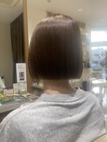 リュドール 春日井店(Rue D'or) Rue D'or春日井×櫻枝  The☆切りっぱなし×縮毛矯正