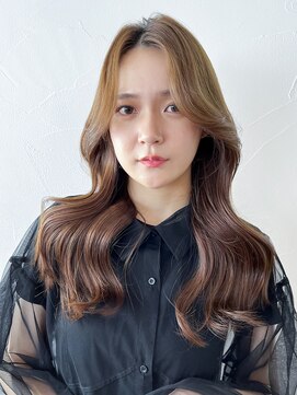 アルバム 新宿(ALBUM SHINJUKU) 韓国レイヤー_インナーグレージュピンクベージュ_9641