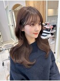 大人可愛い韓国ヘア レイヤーカット くびれヘア お客様style#