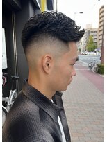 フリーク バーバーショップ 都島店(FREAK BARBER SHOP) 直毛改善アイロンパーマスキンフェード