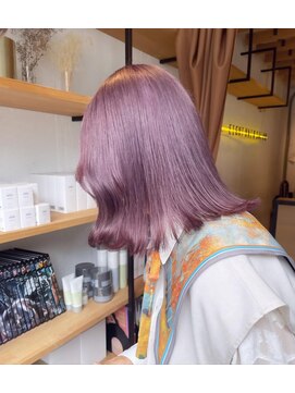 エイト 福岡天神店(EIGHT fukuoka) ペールピンクラベンダー！