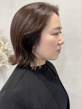 ハイバレーヘアーメゾン(HIGH VALLEY HAIRMAISON) ショートボブぱっつんボブ顔周りカット外ハネボブ岡山南中央町