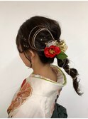 【BelleCoupes】卒業式 袴着付け ヘアセット