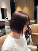 顎下1センチぱつっとボブ☆