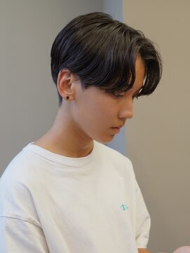 エルマーク 京都河原町(L-MARK) センターパートニュアンスパーマ韓国カルマパーマコンマヘア