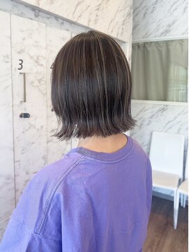 プログレス 長町南店(PROGRESS) ナチュラルハイライト/外はねボブ