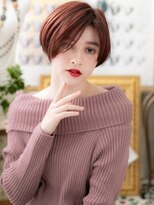 カバーヘア ブリス 戸田公園西口店(COVER HAIR bliss) デザインカラーベビーピンクボブショートc6戸田公園20代30代40代